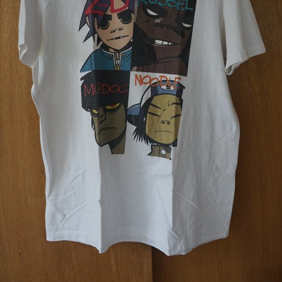 Vintage Smart Blanks The Gorillaz Large White T-Shirt RN# 147948 - Picture 15 of 16